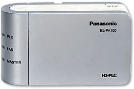 Panasonic BL-PA100KTA Ethernet Adaptor Starter Pack Includes Two HD-PLC (High Definition Power Communication)