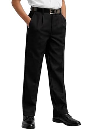 Image of School Uniform Pants for Boys and Girls, Half Elastic Waist, Comfortable and Durable Readymade Trouser