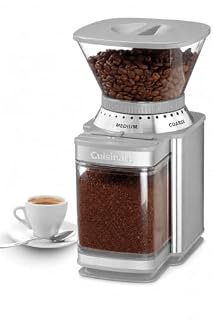 Cuisinart Coffee Grinder, Electric One-Touch Automatic Burr Coffee Grinder with 18-Position Grind Selector, Cup Size Selector for 4 – 18 Cups, Cool Gray Stainless Steel