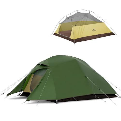 Naturehike Neu Cloud-up 3 Upgrade Ultraleichtes Zelte 3 Personen Zelt 3-4 Saison für Camping...