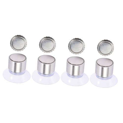STOBAZA 4 Juegos Soporte de Jabón Inoxidable con Ventosa Jabonera Pared para Ducha y Cocina Instalación Rápida sin Taladrar Capacidad Unidades