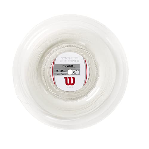 Wilson Synthetic Gut Power 17 Blanc Éviter la Perte de Tension