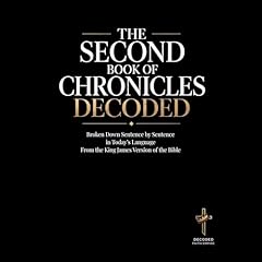 Diseño de la portada del título The Second Book of Chronicles Decoded