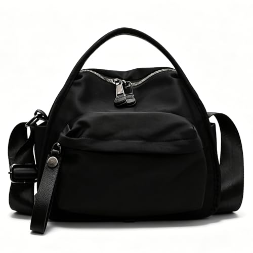 Bolso bandolera de nylon impermeable para mujer miniatura 1