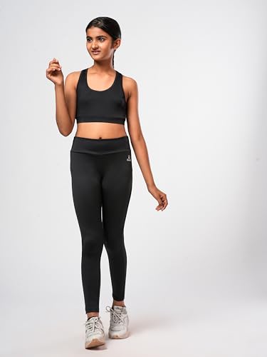 Image of Girl's Active Sports Wear Solid Short Sleeve Running Workout Tshirts Athletic Tops Lightweight Quick Dry Training Yoga Round Neck Tshirt (4 to 14 YRS)