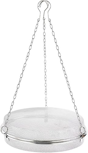 YHWSMYL干しかご ステンレス 干しかご 干しかご 干しカゴ 干しかご 干し網 ドライフルーツ バスケット 2段式 ステンレス 金属製 頑丈 干し野菜 一夜干し 健康食 保存食 (大きい)