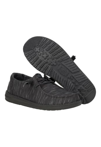 HEYDUDE Women's Wendy Amazon Exclusive Heathered Stretch Midnight Size 7 - image 5