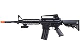 Lightweight M16 Spring Powered Airsoft Rifle with Laser Sight (Color: Black)