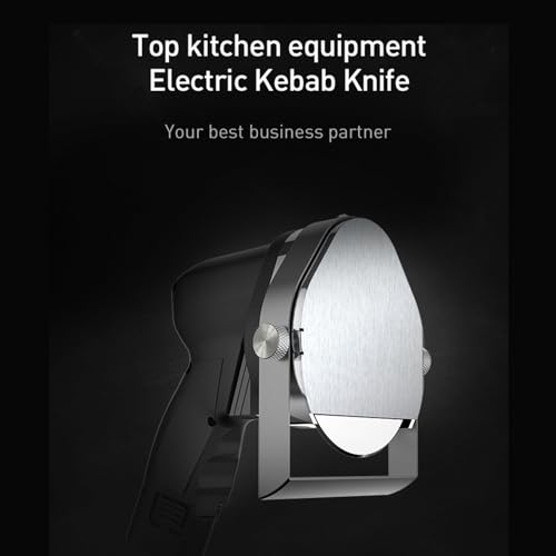 Cortadora eléctrica de kebab sin cable 80W para carne miniatura 6
