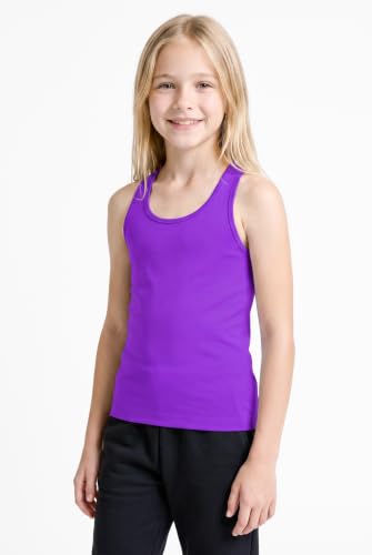 Image of Kurve Premium Girls Seamless Supersoft Wide Strap Comfortable Racerback Tank (Made with Love in The USA)