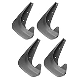 JEWEDECO 4 Stück Auto Radschmutzfänger aus Robustem Kunststoff Verschleißfest Spritzschutz Hinten...