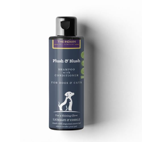 The Indian Pet Company Plush & Blush Shampoo with Conditioner for Dogs and Cats| Ph Balanced|Licksafe|Non-Toxic|for All Dogs & Cats| Hydrating|Nourishing|Pet Shampoo(100ml) (B0CZDYMRV2) Amazon Price History, Amazon Price Tracker