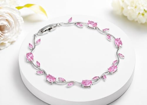 Inites Fairy Bloom Floral Tulip Bracelet Pink - Image 3