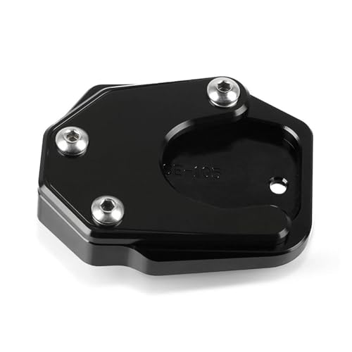Almohadillas Pies Soporte para HO&NDA XL600V XL650V XL700V XLV 600 650 700 TRANSALP Moto Soporte Lateral Placa Soporte Ampliador(Black2)