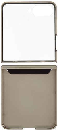 Image of Kapa Ultra Thin Back Cover for Galaxy Z Flip7 / Z Flip 7 | with [Magnetic Hinge Protection] and Inbuilt Glass Window Protection (Titanium)