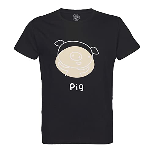 T-shirt cochon homme en coton bio haut de gamme col rond zodiaque