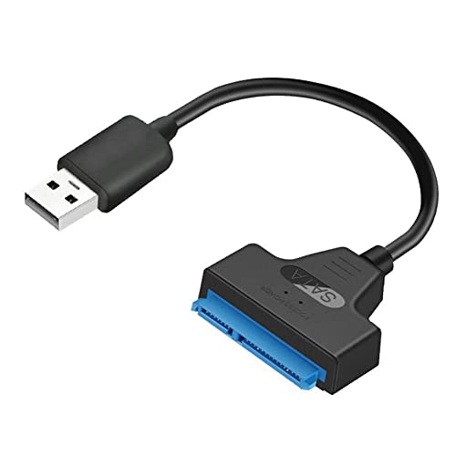 Cable Adaptador USB 2.0 a SATA para Disco HDD/SSD 2.5"