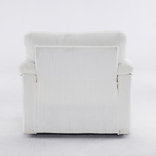 Sillón Plegable Terciopelo Blanco miniatura 6