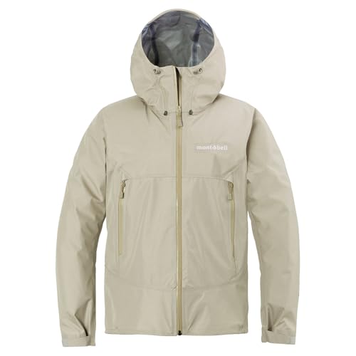 美品‼️mont-bellメンズ　レインコート ベージュsize L ランブラー レインコート Men's｜モンベル