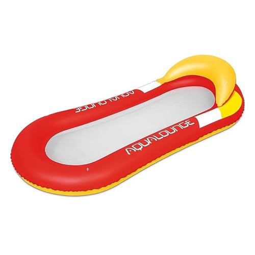 Hsthe Sea Aufblasbare Pool-Lounge für Erwachsene mit Kopfstütze, übergroßes Pool-Lounge-Floß mit Kühllöchern, robuste sc...