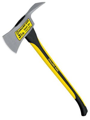 StrongShop 3.5-lb Pulaski Axe With Fiberglass Handle - Trail Clearing & Firefighting Tool (34-inch)