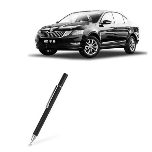 BoxWave Stylus Pen Compatible with Skoda 2023 Octavia Display (6.5 in) - FineTouch Capacitive Stylus, Super Precise Stylus Pen - Jet Black