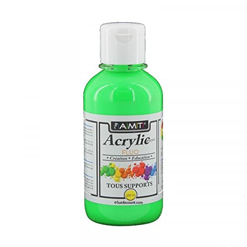 Peinture Acrylique - 200ml - Vert Fluo - ACE283