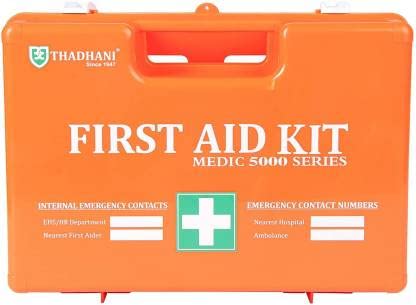 Image of SSWW 5000 SERIES First Aid Kit Useful For Vehicle, Workplace, Sports and Fitness, Home (Pack OF - 3 Piece)