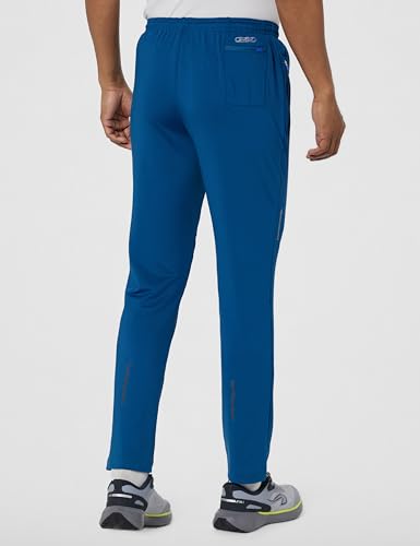 Image of Van Heusen Men's Regular Fit Mid Rise Active Sports Swift Dry Trackpants - 4 Way Stretch, Lightweight