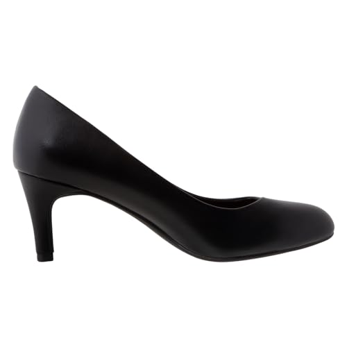 Comfort Plus by Predictions Women's Karma Mid-Heel Round Toe Pump by Payless4