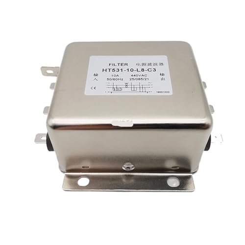 Filtre d'alimentation triphasé 380V HT531-10-L8-C3 10A efficace