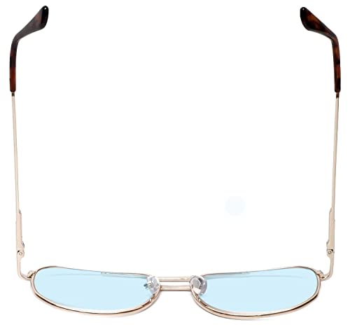 Image of Calabria 1106 Metal Aviator Reading Glasses in Gun-Metal or Gold