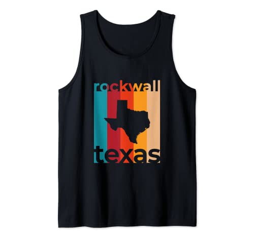 Rockwall Texas Souvenir retrò TX Canotta