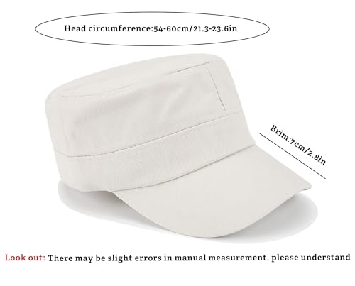 Image of Unisex Basic Cadet Army Caps Everyday Military Style Hat