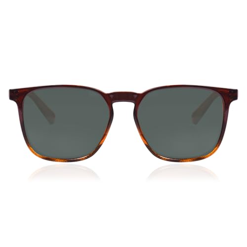 Image of Dervin Square Polarized UV Protected Sunglasses for Men and Women
