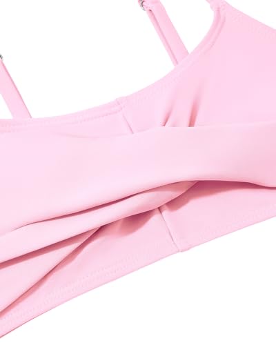 Image of Century Star Girls Swimsuits for Teens Bikini 2026 Solid Teen Bathing Suits Adjustable Straps Swimwear Padded 8-15 Years