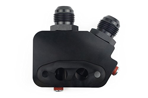 Improved Racing Egm-106 Low-Profile Oil Cooler Adapter For Gm Ls Engines, 8An #TOP4