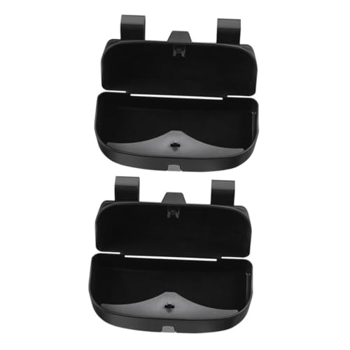 Porte-lunettes de voiture ABS lot de 2 organisateurs de visière sans outils