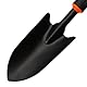 BRADAS® Blumenkelle DE LUXE Arbeitsbreite 8 cm | Handliche Schaufel Pflanzkelle Für Kleinere Pflanzarbeiten | Rutschfester & Ergonomischer Griff Gartenschaufel Aus Qualitätsstahl Gartenwerkzeuge