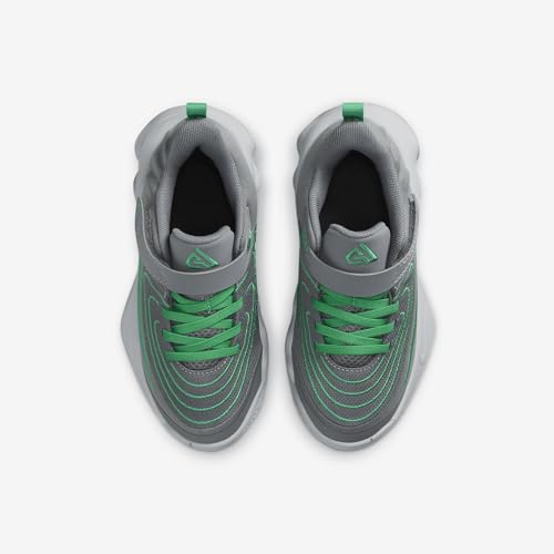 Giannis Immortality 4 Little Kids' Shoes (FZ6733-002, Smoke Grey/Wolf Grey/Dark Smoke Grey) Size 13.54