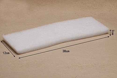 ONELINK MALL Filter Sponge Aquarium Filter Media, Super Filter Effect, Fish Tank Aquarium White Filter Sponge Pad, Fits Most Fish Tanks for Water Cleaning (Pack of 6) 4