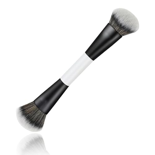 MOLIMOLI Bronzer Brush & Contour Brush, Maquillage Double Face pour Un Contouring et Un estompement précis, Pinceau de Maquillage Vegan à Poils synthétiques e.l.f. Camo Liquid