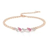 FH.bird ピンクトルマリン ブレスレット レディース 人気 10月誕生石 シルバー925 金属アレルギー対応 ブレスレット 2連 チェーン シンプル 記念日 バレンタイン ギフト ホワイトデー お返し 入学式 卒業式 FH.bird ピンクトルマリン ブレスレット レディース 人気 10月誕生石 シルバー925 金属アレルギー対応 ブレスレット 2連 チェーン シンプル 記念日 バレンタイン ギフト ホワイトデー お返し 入学式 卒業式