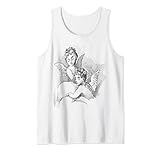 Angelic Vintage Cherub Design Charming Baby Angels Tank Top