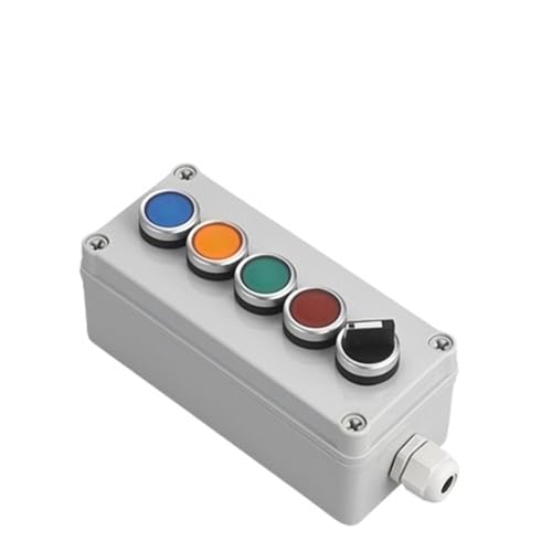 Bouton de démarrage automatique et interrupteur arrêt d'urgence pour boîte de commande