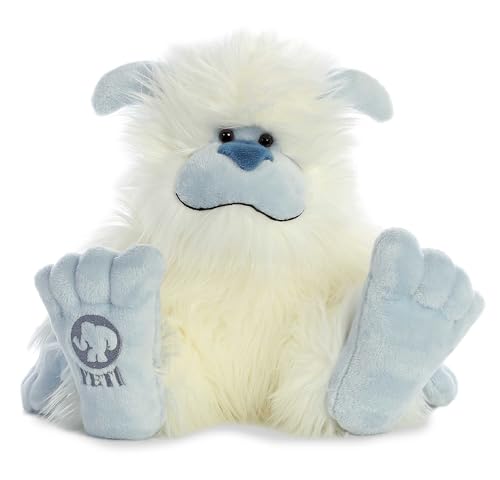 Aurora® Mysterious Fantasy Yeti Stuffed Animal - Mythical Companion - Imaginative Adventures - White 10 Inches