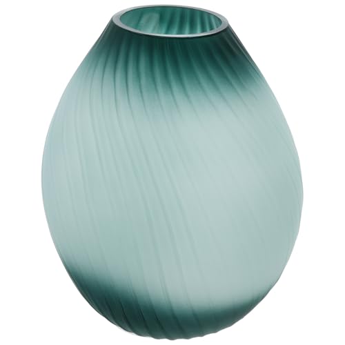 Vase en verre transparent de surface lisse facile à ranger - 2