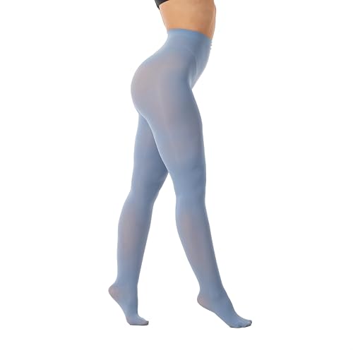 Image of Frola Semi Opaque Tights for Women 40 Denier Matte Solid Color Pantyhose Soft Stockings Nylons Under Dress