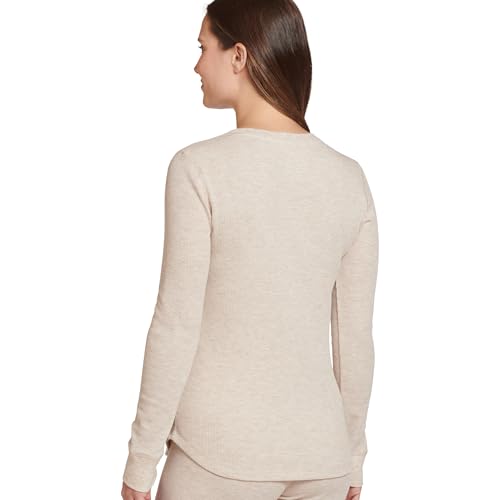 Jockey Women's Loungewear Long Sleeve Waffle Crew2