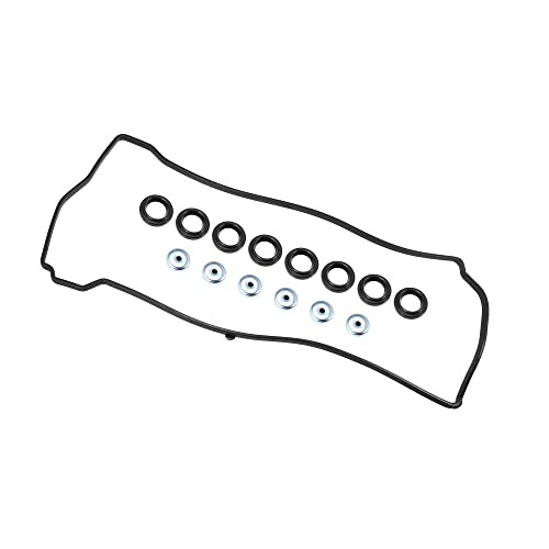 Image of Motoforti Valve Cover Gasket Seal Kit, for Honda Accord 2007-2013, Rubber, VS50614R, 12030-PNC-OOO, 12341-R40-A00,12030-RAA-A01, Black